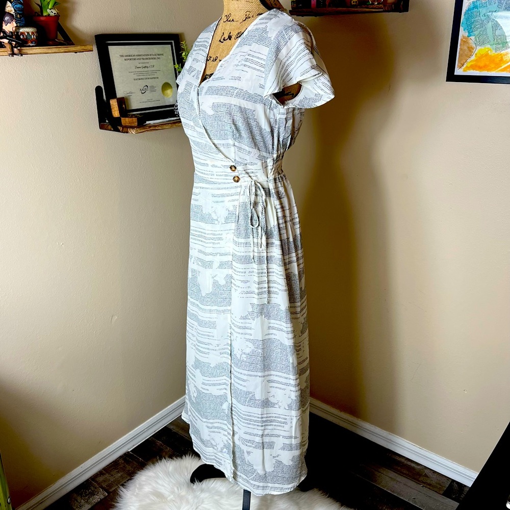 Sienna sky wrap dress